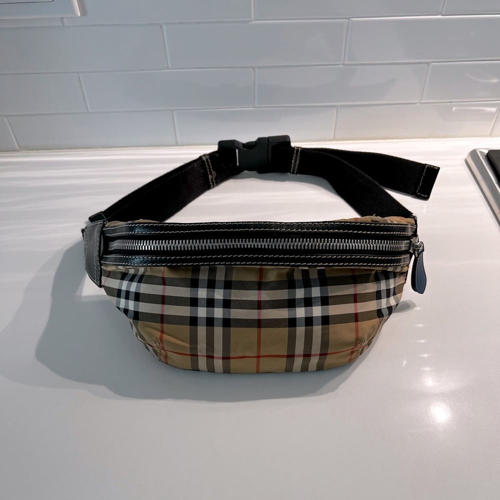Burberry Check Cross Body Bum Bag
